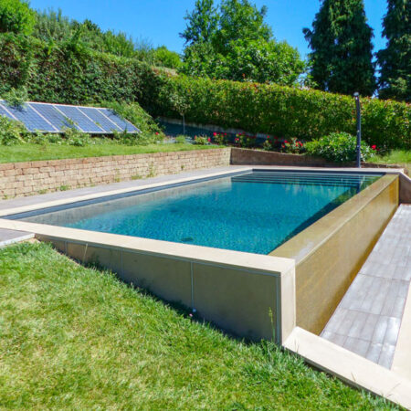 Piscina A Cascata Laterale