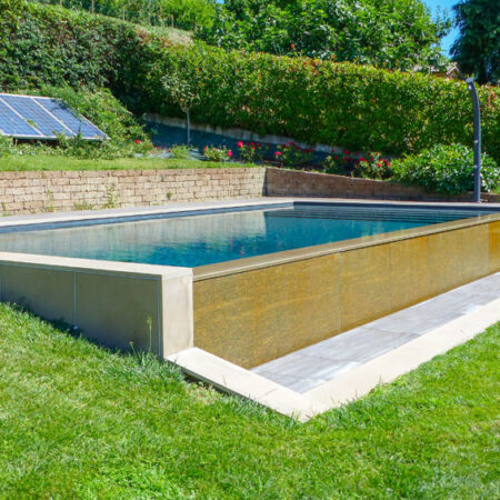 Piscina A Cascata Laterale