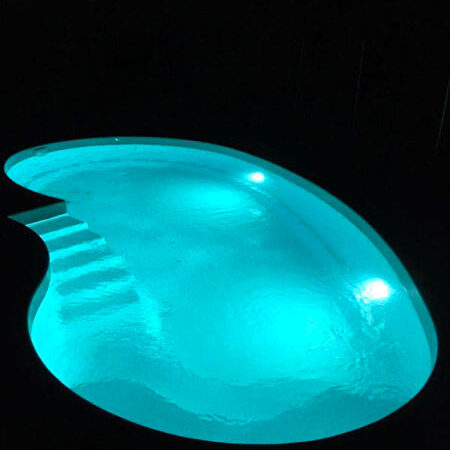 Piscina in vetroresina interrata